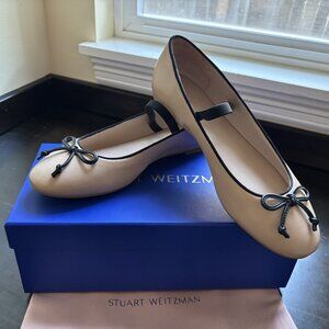 Stuart Weitzman GABBY BOW BALLET FLAT